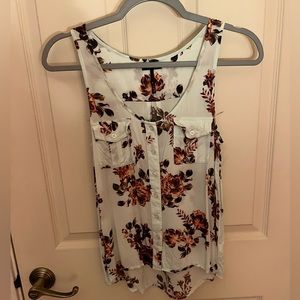 Pacsun Mint Floral Shirt